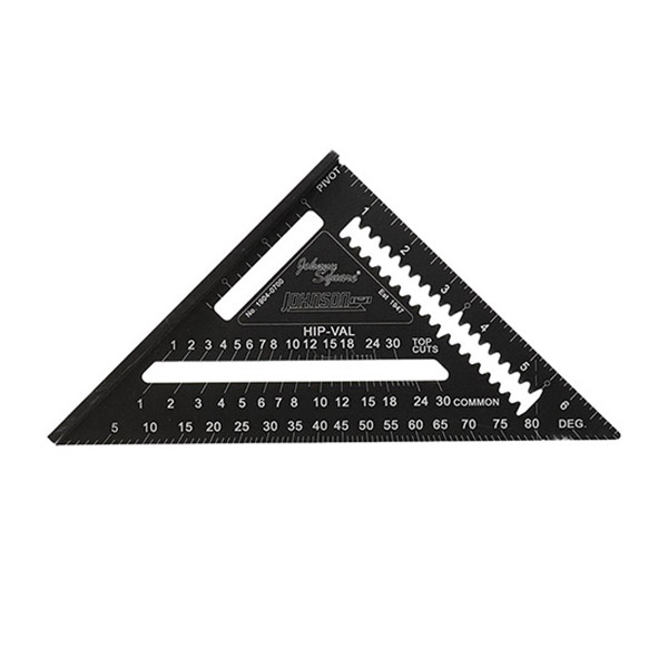 7 Inch Carpenter's Triangle Ruler 7 inch Triangle Angle Protractor Aluminum Alloy Square Measuring Ruler