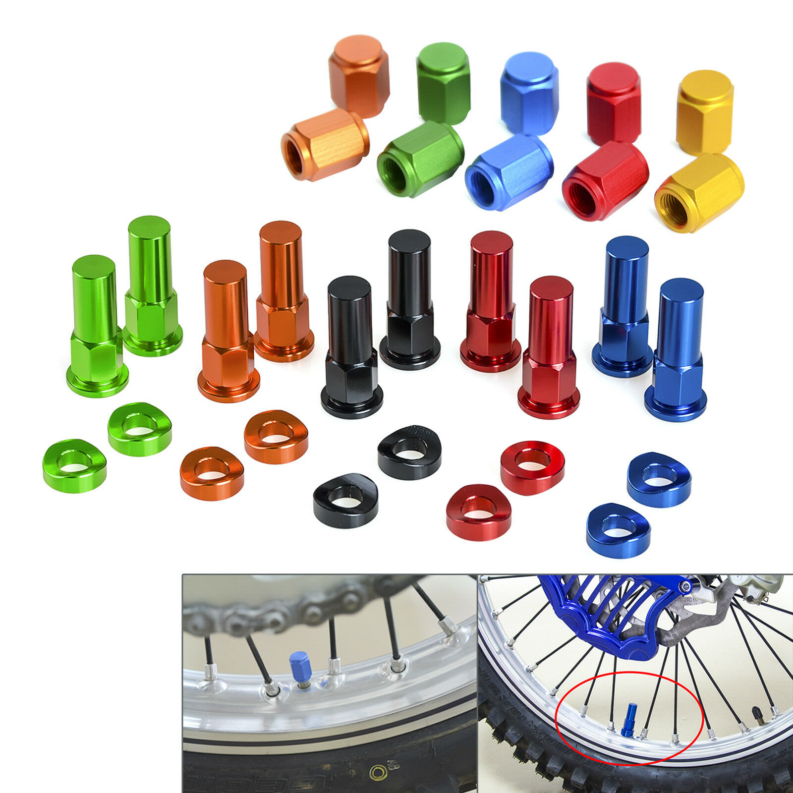 Rim Lock Cover Nut Spacer Kit