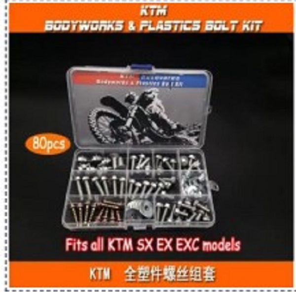 90PCS KTM SX EX EXC Bodywork & Plastics Bolt Kit 5031