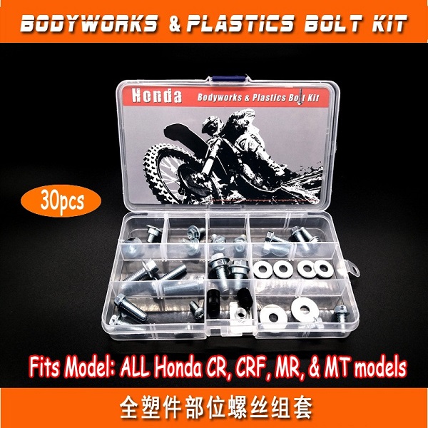 30pcs HONDA  Universal Body & Plastics Bolt Kit  5071