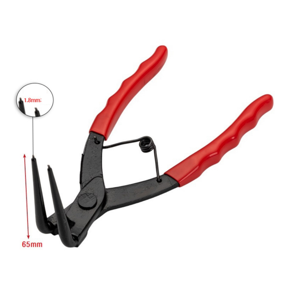 Brake Clutch Master Cylinder Internal Snap Ring Pliers 90° Bending NC-6015
